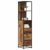 vidaXL Juego de muebles de ba&ntilde;o Madera Vieja 35 x 37,5 x 166 cm