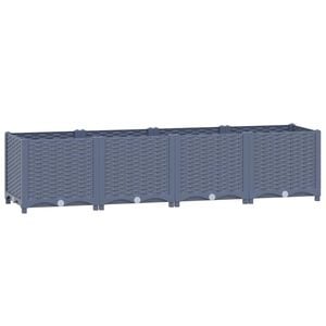 vidaXL Arriate polipropileno 160x40x38 cm
