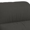 vidaXL Sill&oacute;n reclinable de terciopelo gris oscuro