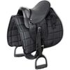 vidaXL Set de montura de pony 10" negro