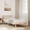 vidaXL Cama extralarga sin colch&oacute;n madera maciza de pino 90x210 cm