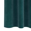 vidaXL Cortinas opacas 2 pcs Verde oscuro 140 x 140 cm Terciopelo