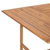 vidaXL Mesa de jardín de madera maciza de teca 150x150x76 cm