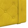 vidaXL Cabecera Colgante Amarillo 110 x 55 x 5 cm Terciopelo