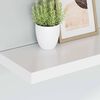 vidaXL Estante flotante de pared MDF blanco 50x23x3,8 cm