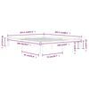 vidaXL Estructura de cama sin colch&oacute;n madera de pino blanco 160x200 cm