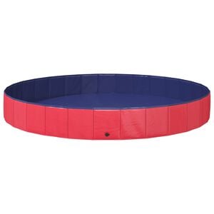 vidaXL Piscina Infantil Rojo &Oslash;300 x 38 cm