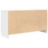vidaXL Mueble para TV madera contrachapada blanco 100x35x54 cm