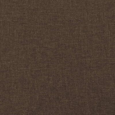 vidaXL Estructura de cama tela marrón oscuro 180x200 cm