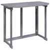 vidaXL Mesa plegable de balc&oacute;n madera de acacia maciza 90x50x74 cm
