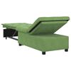 vidaXL Sof&aacute; cama Verde claro 194 x 67 x 82 cm Terciopelo