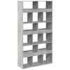 vidaXL Estanter&iacute;a madera de ingenier&iacute;a gris hormig&oacute;n 100x33x187,5 cm