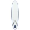 vidaXL Juego de tabla de paddle surf hinchable azul y blanco