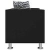 vidaXL Conjunto de sof&aacute;s de 2 y 3 plazas y sill&oacute;n de cuero artificial negro