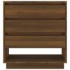 vidaXL Aparador de madera contrachapada marr&oacute;n roble 70x41x75 cm