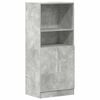 vidaXL Mueble cocina madera ingenier&iacute;a gris hormig&oacute;n 57x41,5x131,5 cm