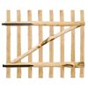 vidaXL Puerta para valla 100x90 cm madera de avellano