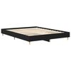 vidaXL Estructura de cama Roble Negro 203 x 143 x 25 cm