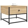 vidaXL Mesa de centro madera de ingenier&iacute;a roble Sonoma 51x51x40 cm