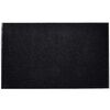vidaXL Felpudo negro 90 x 120 cm PVC