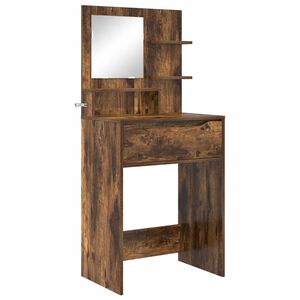 vidaXL Mesas de tocador de dormitorio Roble Ahumado 60 x 39,5 x 135 cm