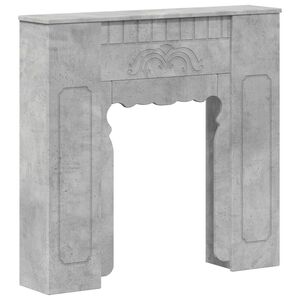 vidaXL Marco de chimenea Gris Hormig&oacute;n 93 x 20 x 89 cm