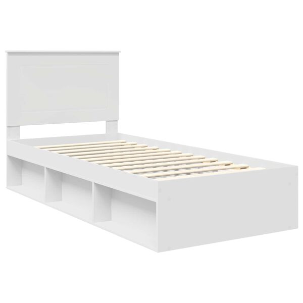 vidaXL Estructura de cama 90 x 190 cm Madera de pino macizo
