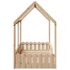 vidaXL Cama con forma de casa para ni&ntilde;os madera maciza pino 90x200 cm
