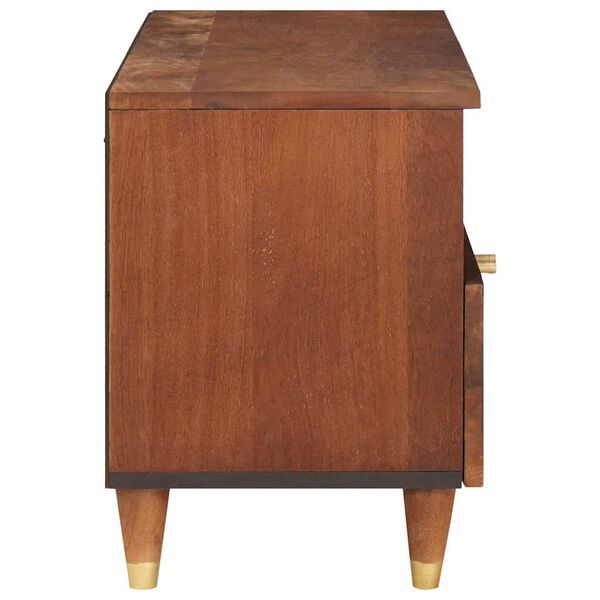 vidaXL Gabinetes y estantes de almacenamiento de medios Marrón