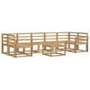 vidaXL Conjunto de sof&aacute;s de exterior 8 pcs Blanco 59 x 59 x 37 cm