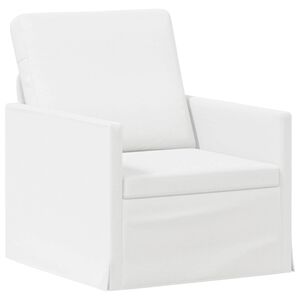 vidaXL Sof&aacute; individual Blanco 70 x 81 x 82 cm Tela