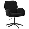 vidaXL Silla de escritorio giratoria 54 x 55 x 90 cm Negro