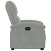 vidaXL Sillón reclinable elevable terciopelo gris claro