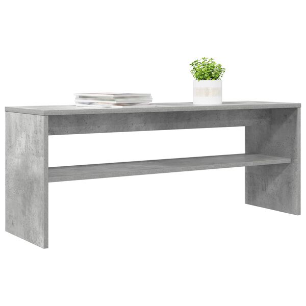 vidaXL Mueble de TV Gris Concreto 100 x 30 x 40 cm
