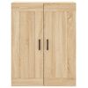 vidaXL Aparador alto madera contrachapada color roble 69,5x34x180 cm