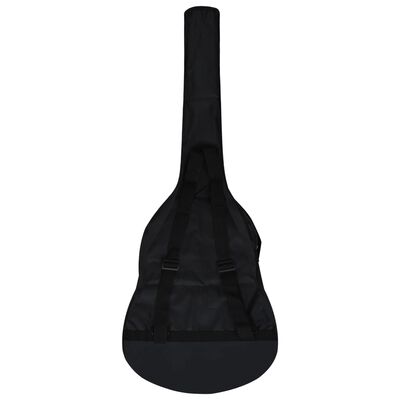 vidaXL Funda para guitarra clásica 4/4 tela negro 100x37 cm