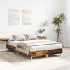 vidaXL Estructura de cama sin colch&oacute;n madera vieja 140x190 cm madera