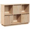 vidaXL Aparador de madera maciza de pino 110,5x35x80 cm