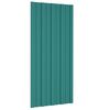 vidaXL Panel para tejado acero galvanizado verde 36 unidades 100x45 cm