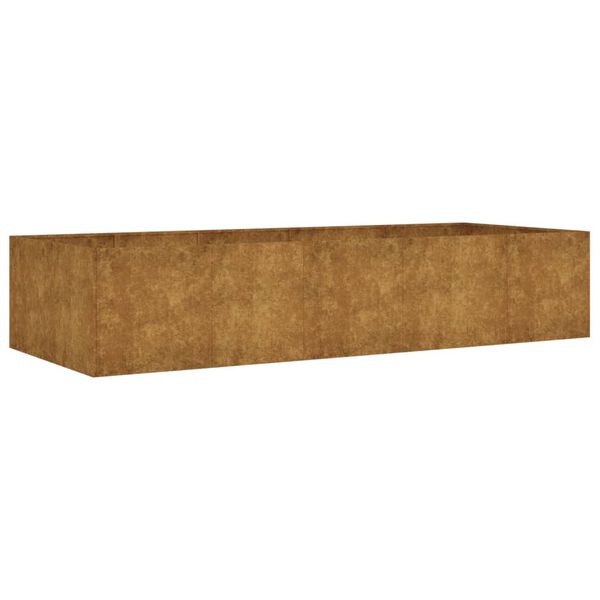 vidaXL Jardinera acero corten 200x80x40 cm