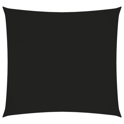 vidaXL Toldo de vela cuadrado tela Oxford negro 3x3 m
