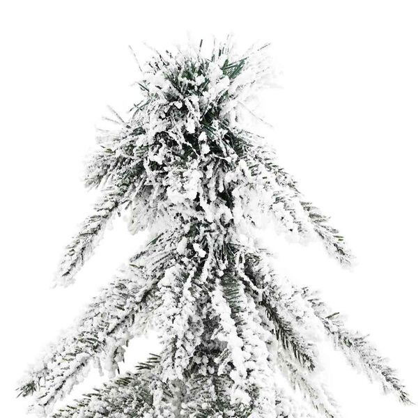 vidaXL Árbol de Navidad artificial con nieve 150 cm