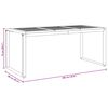 vidaXL Conjunto de Comedor de Jard&iacute;n 5 pcs Gris