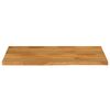 vidaXL Tablero de mesa borde natural madera maciza mango 110x60x2,5 cm