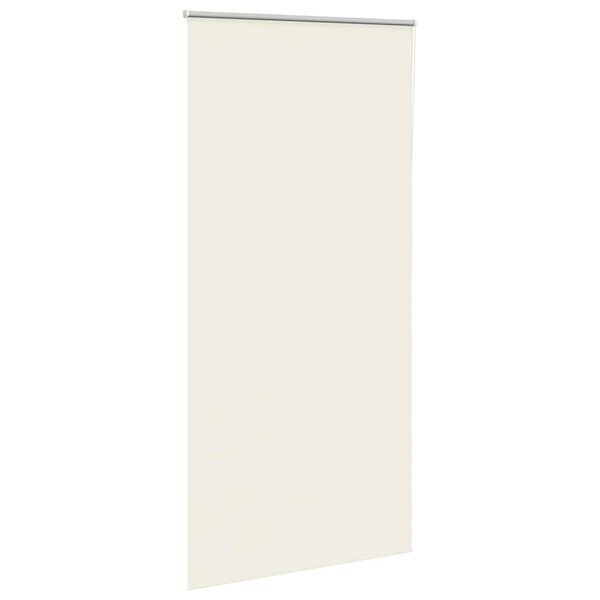 vidaXL Estor Enrollable Opaco Blanco Roto 110x210cm Tela Ancho 105,7cm
