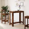 vidaXL Mesa alta de bar madera ingenier&iacute;a roble ahumado 102x50x103,5cm