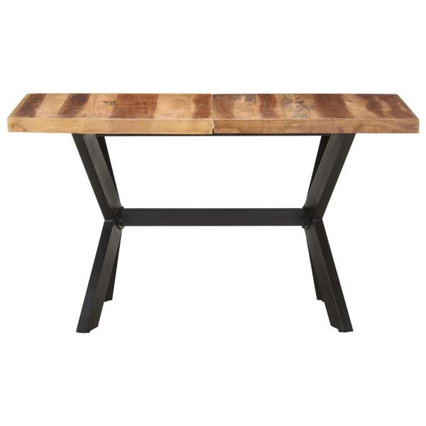 vidaXL Mesa de comedor de madera acacia acabado miel 140x70x75 cm