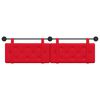 vidaXL Cabecera Colgante Rojo 170 x 55 x 5 cm Cuero sint&eacute;tico