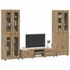 vidaXL Conjunto de mueble de TV con caj&oacute;n FLORIN Roble artesanal