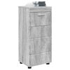 vidaXL Juego de Muebles de Ba&ntilde;o TULUM Gris Sonoma 37 x 31,5 x 82 cm